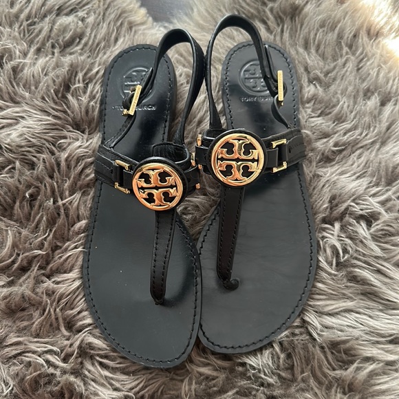 Tory Burch Shoes - Tory Burch black thong sandals